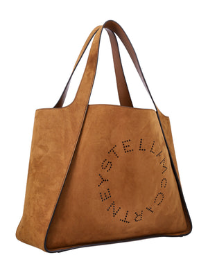 STELLA MCCARTNEY Large Logo Tote Handbag