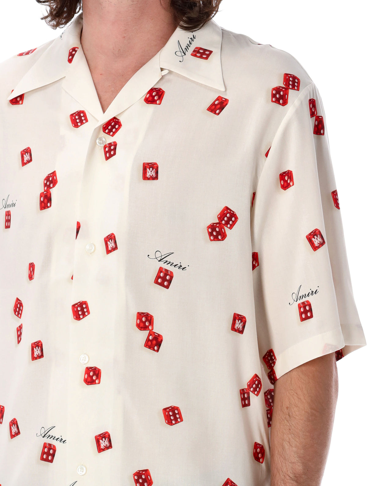 AMIRI Dice Bowling Shirt - Short Sleeve Men's Style