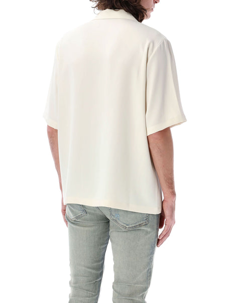 AMIRI Notched Collar Camp Shirt - Size L