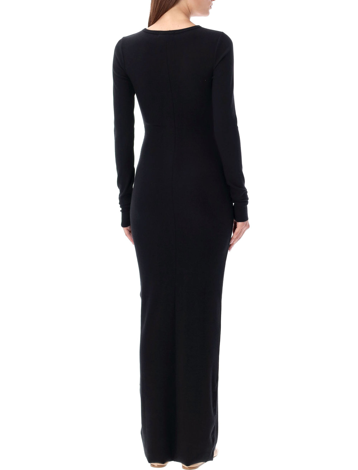 ETERNE Long Sleeve Ribbed Maxi Dress - Size S