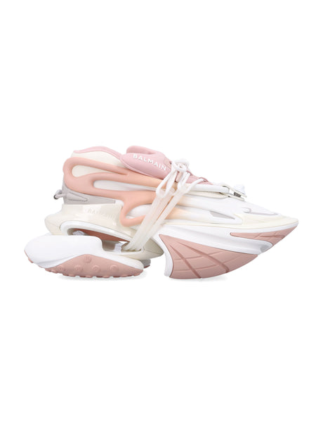 BALMAIN Unicorn Low-Neoprene & Calfskin Sneakers for Women