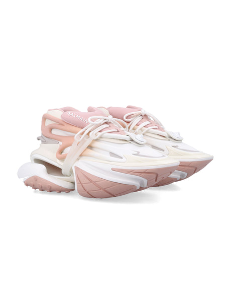 BALMAIN Unicorn Low-Neoprene & Calfskin Sneakers for Women