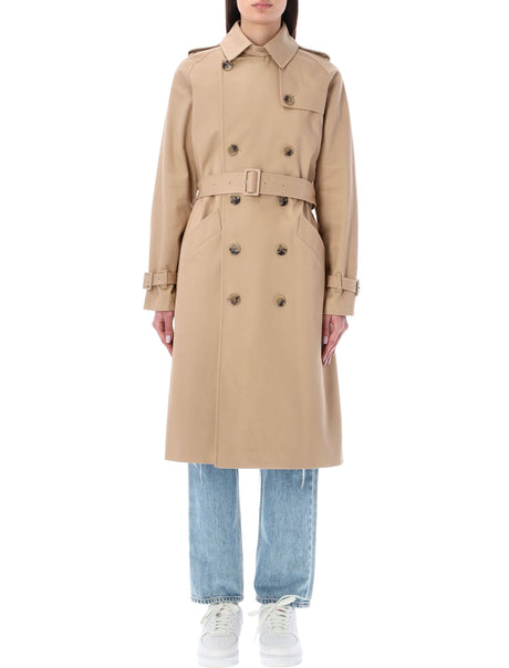 A.P.C. Classic Women's Double-Breasted Trench Jacket - Size 38