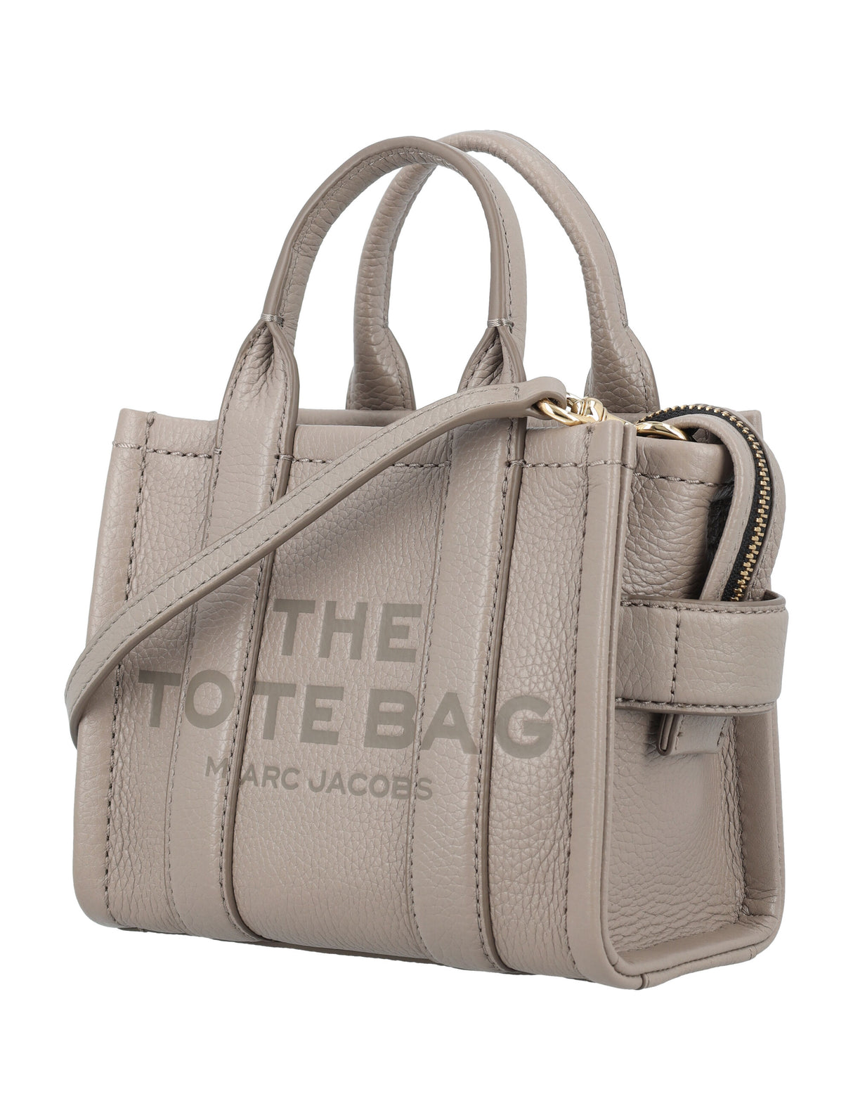 MARC JACOBS Mini Grained Leather Tote Handbag