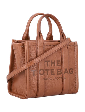 MARC JACOBS Mini Grained Leather Tote Handbag