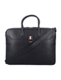 THOM BROWNE Pebble Grain Leather Business Handbag - 29cm x 40cm x 7.5cm