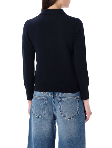 ISABEL MARANT ETOILE Classic Polo Collar Sweater - Size 36