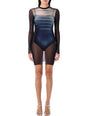 JEAN PAUL GAULTIER Mini Short Dress with Long Sleeves