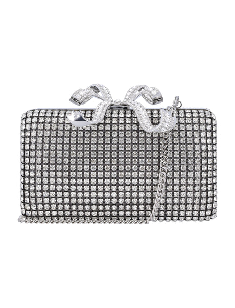 SELF-PORTRAIT Mini Crystal Box Clutch