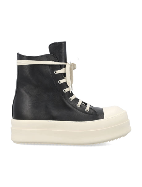 RICK OWENS High-Top Platform Sneakers with Mega Bumper Sole