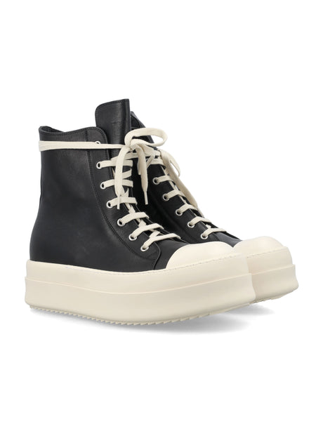 RICK OWENS High-Top Platform Sneakers with Mega Bumper Sole