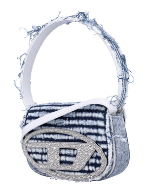 DIESEL Mini Denim Handbag with D Logo