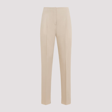 MAX MARA Empoli Cotton Twill Pants - Regular & Straight Leg