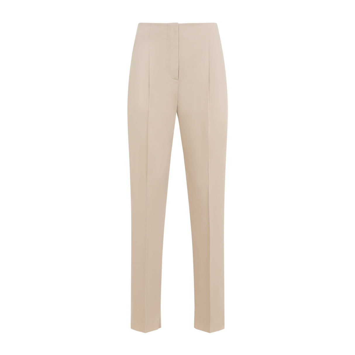 MAX MARA Empoli Cotton Twill Pants - Regular & Straight Leg