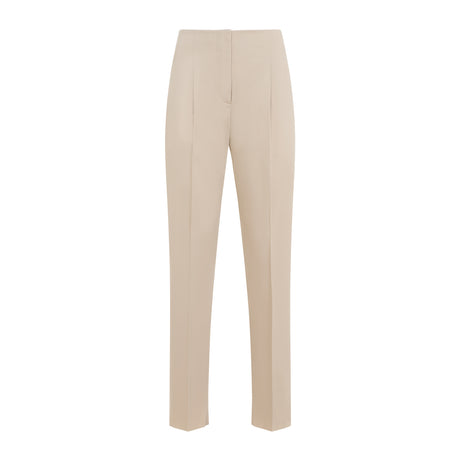 MAX MARA Empoli Cotton Twill Pants - Regular & Straight Leg