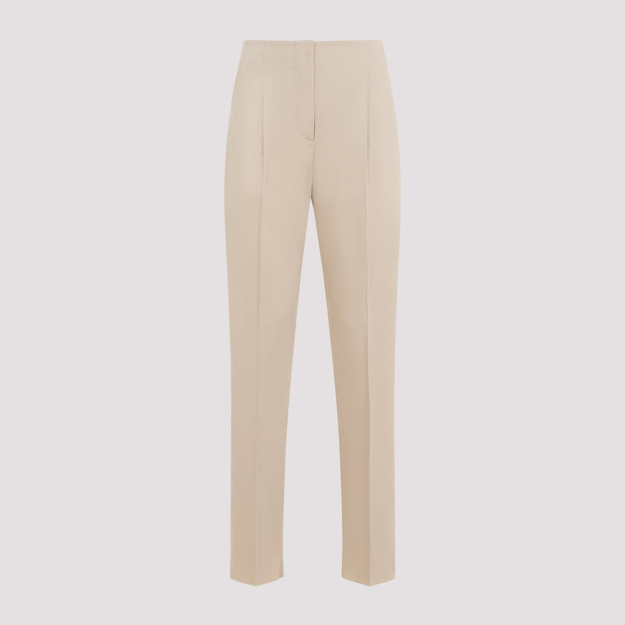 MAX MARA Empoli Cotton Twill Pants - Regular & Straight Leg