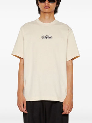 BURBERRY Logo Appliqué Cotton T-Shirt for Men - FW24 Collection