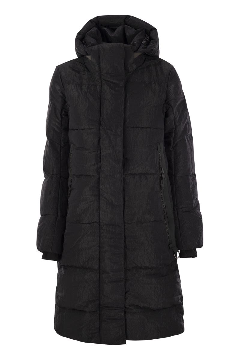 CANADA GOOSE Lightweight Knee-Length Parka Jacket with Removable Hood