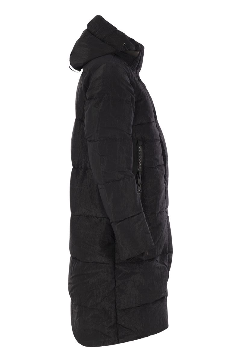 CANADA GOOSE Women's Long Hooded Down Jacket