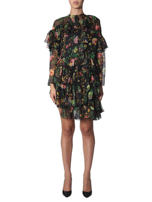 MSGM Asymmetrical Mini Dress for Women