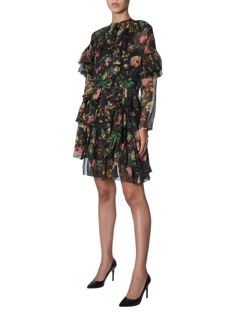 MSGM Asymmetrical Mini Dress for Women