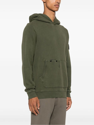 STONE ISLAND Classic Cotton Sweatshirt for Men - Fall/Winter 2024