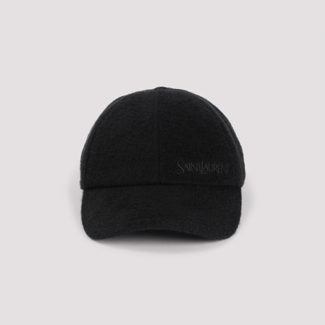 SAINT LAURENT Embroidered Cashmere Hat