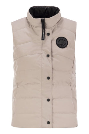 CANADA GOOSE Feminine Quilted Sleeveless Jacket - Hip Length