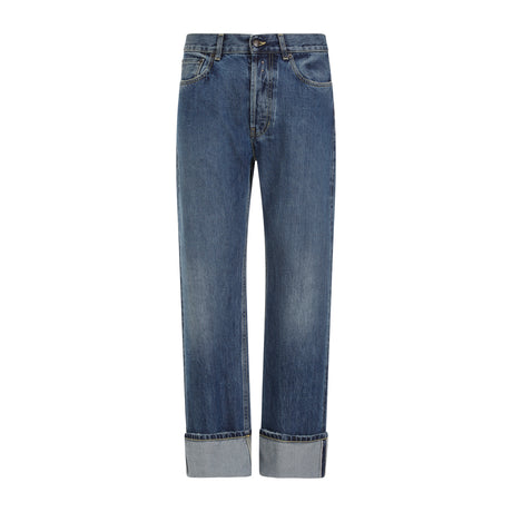 ALEXANDER MCQUEEN Turn Up Jeans