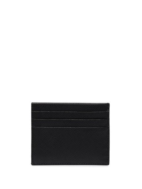 PRADA Mini Leather Card Holder - Perfect Accessory for Spring/Summer 2025