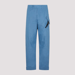 DIOR HOMME Blue Cotton Men's Pants for FW22