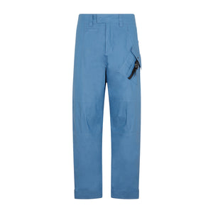 DIOR HOMME Blue Cotton Men's Pants for FW22