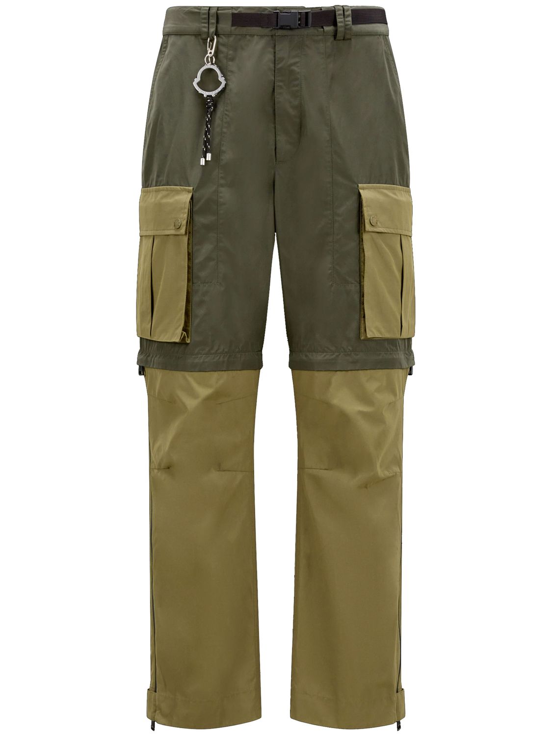 MONCLER GENIUS Green 1 Moncler x Pharrell Williams Convertible Technical-Nylon Pants for Men FW23