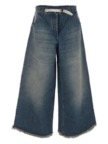 MONCLER GENIUS Women's Urban Vintage Wide Leg Jeans from FW23 Collection