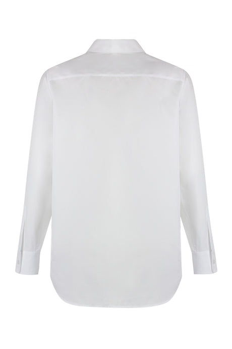 CELINE Tomboy Style Cotton Poplin Shirt - Women’s SS24