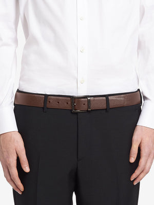 PRADA Luxury Smooth Calf Leather Belt