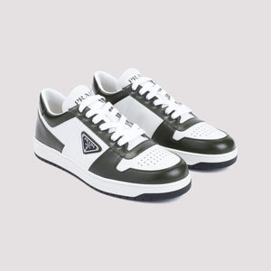 PRADA Downtown Luxe Leather Sneakers