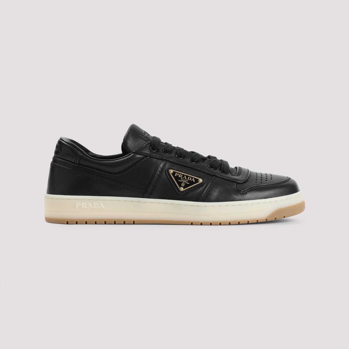 PRADA Downtown Leather Sneakers for Men