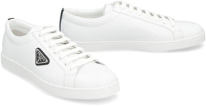 PRADA Urban Elegance Low-Top Leather Sneakers