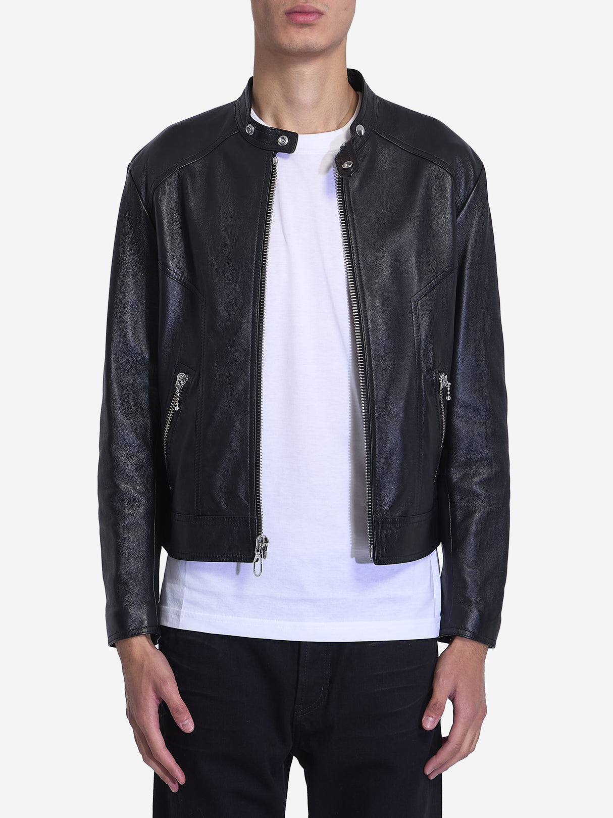 CELINE Lambskin Biker Jacket