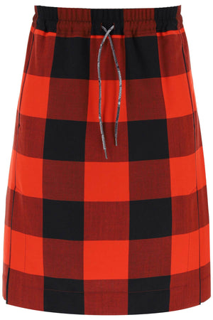 Elegant Checkered Wool Kilt for Men - Knee-Length Pleated Skirt by Vivienne Westwood