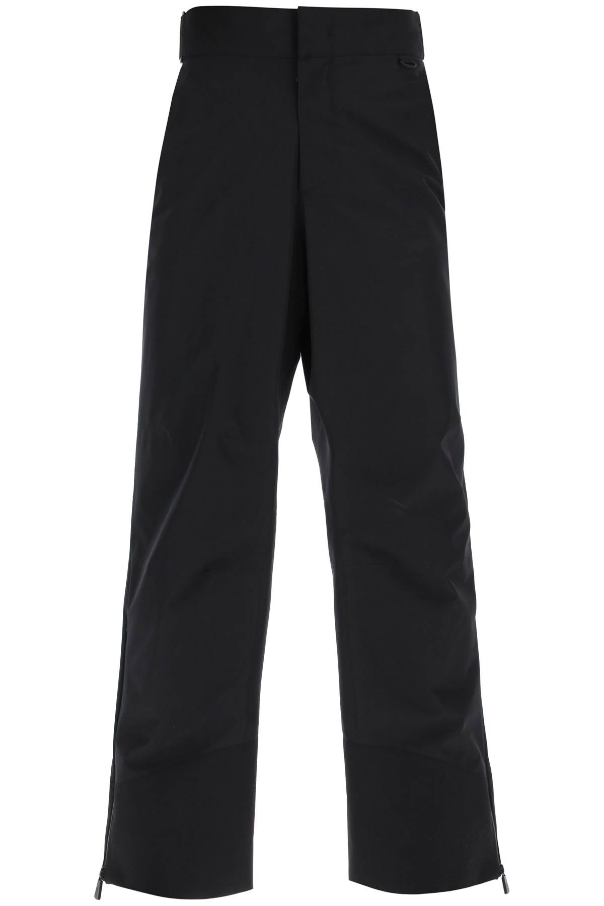 MONCLER GRENOBLE Men's Black Technical-Nylon Ski Pants for FW23