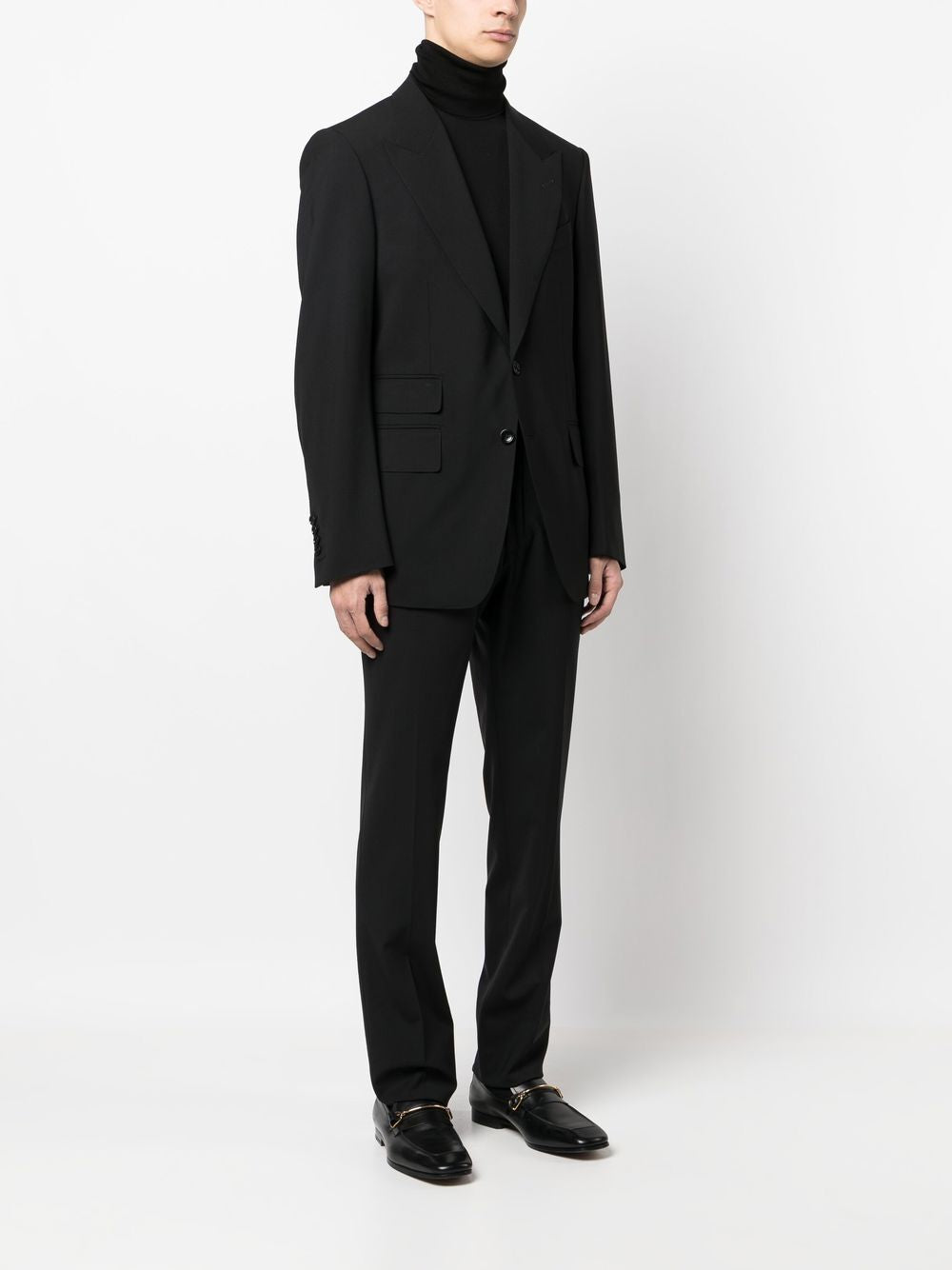 TOM FORD Elegant Straight Leg Black Suit