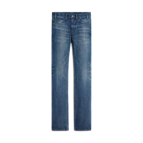 CELINE Dark Union Wash Denim Jeans for Women