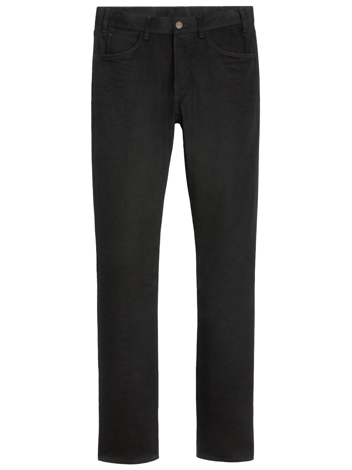 Quần jeans dài hàng nam màu đen phong cách ôm sát FW23