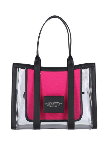 MARC JACOBS Women's Elegant Black Large Tote Handbag for Fall/Winter 2024