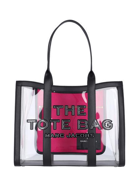 MARC JACOBS Women's Elegant Black Large Tote Handbag for Fall/Winter 2024