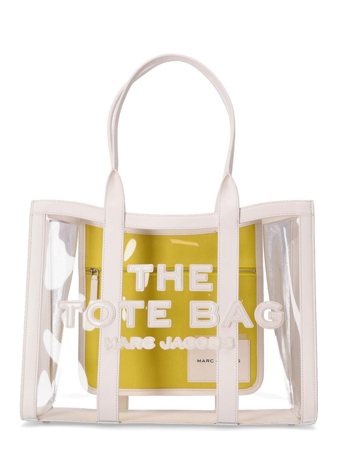 MARC JACOBS The Clear Large White PVC Tote Bag for Women