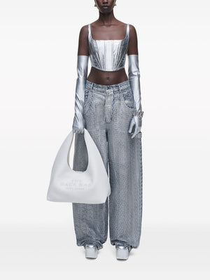 MARC JACOBS White Leather Bucket Bag for Women | Spring/Summer '24 Collection