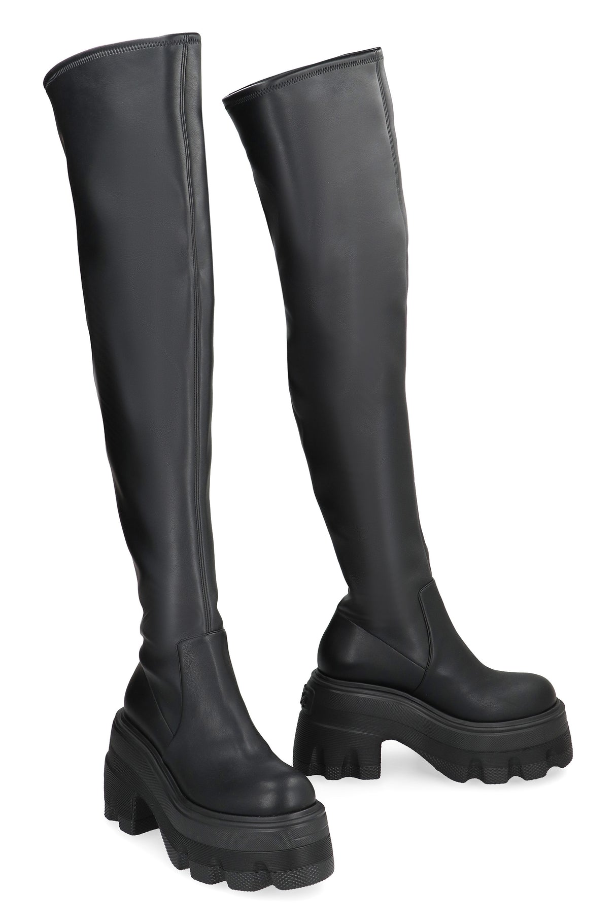 CASADEI Elevated Chic Over-the-Knee Boots with Maxxxi Platform